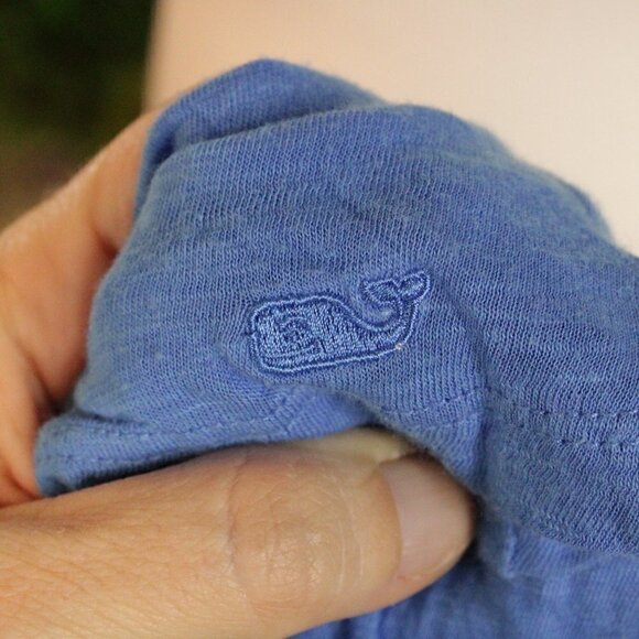 Vineyard Vines Women's Blue Cotton Modal Swing Tee Top SZ Small Blue - Picture 5 of 5